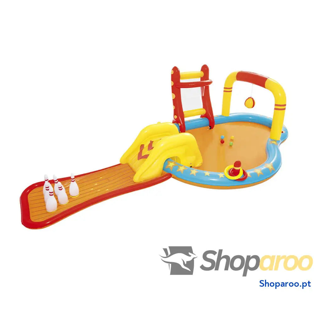 Bestway Piscina Insuflável Parque de Jogos Bolos 435x213x117 cm +2 Anos Jardim 53068