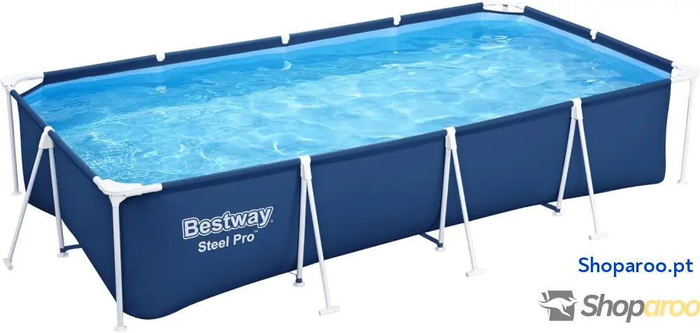 BESTWAY Piscina removível tubular infantil Steel Pro 400 x 211 81 cm azul