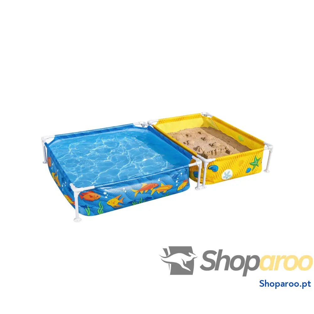 Bestway Piscina Rígida Infantil com Arenero 213x122x30,5 cm + 2 anos Jardim 00561