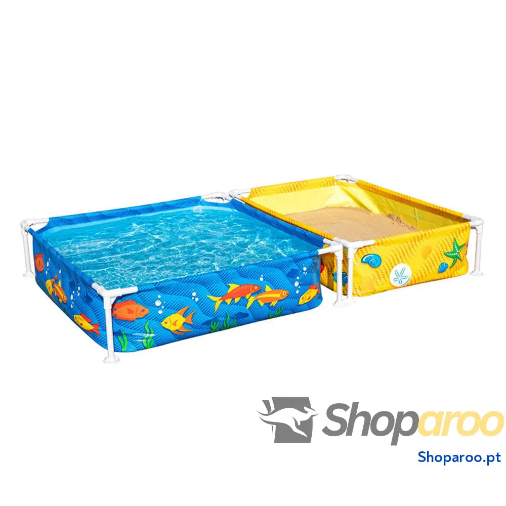 Bestway Piscina Rígida Infantil com Arenero 213x122x30,5 cm +2 anos Jardim 00561