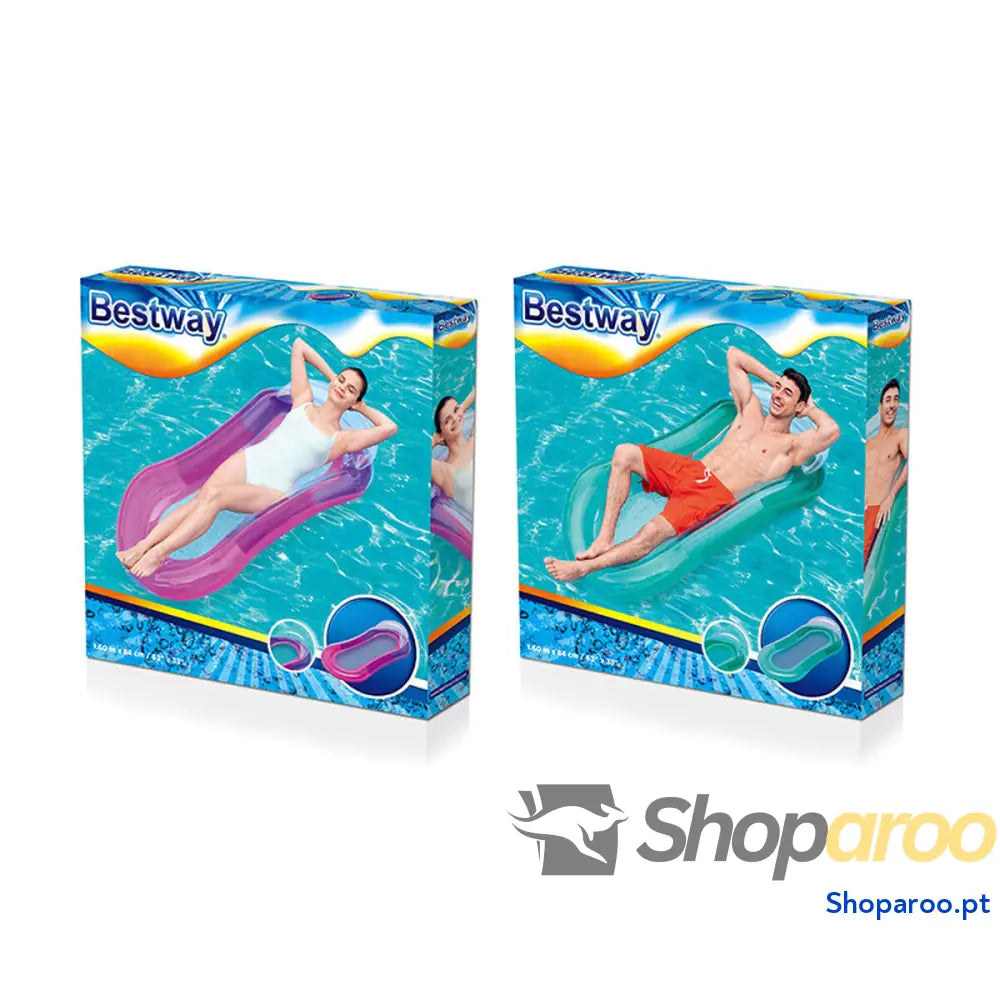 Bestway Poltrona Inflável Aqua Cor Sortida 160x84 cm Praia e Piscina 43103
