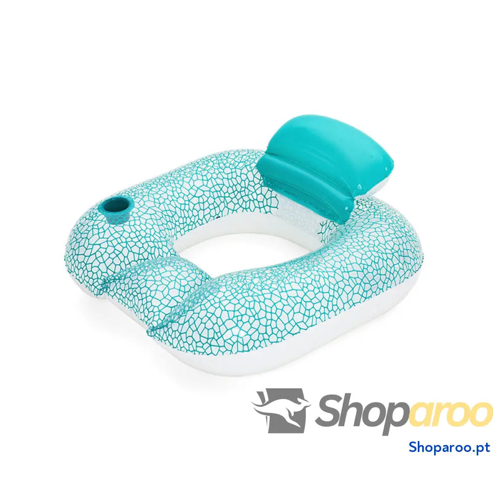 Bestway Poltrona Inflável com Almofada 102x94 cm Praia e Piscina 43097