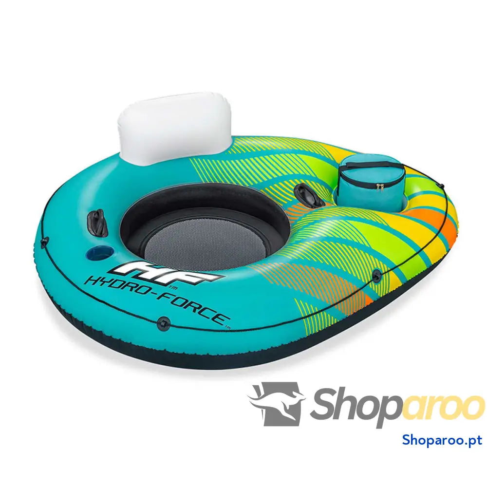 Bestway Roda Inflável com Alças e Geladeira Hidra-Force 169x137 cm Praia e Piscina 43398