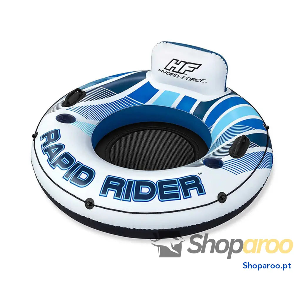 Bestway Roda Insuflável com Pegas Rapid Rider D135 cm Praia e Piscina 43116