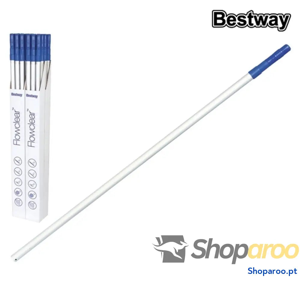 Bestway Vara de Alumínio Telescópica para Piscina 360 cm Jardim 58279
