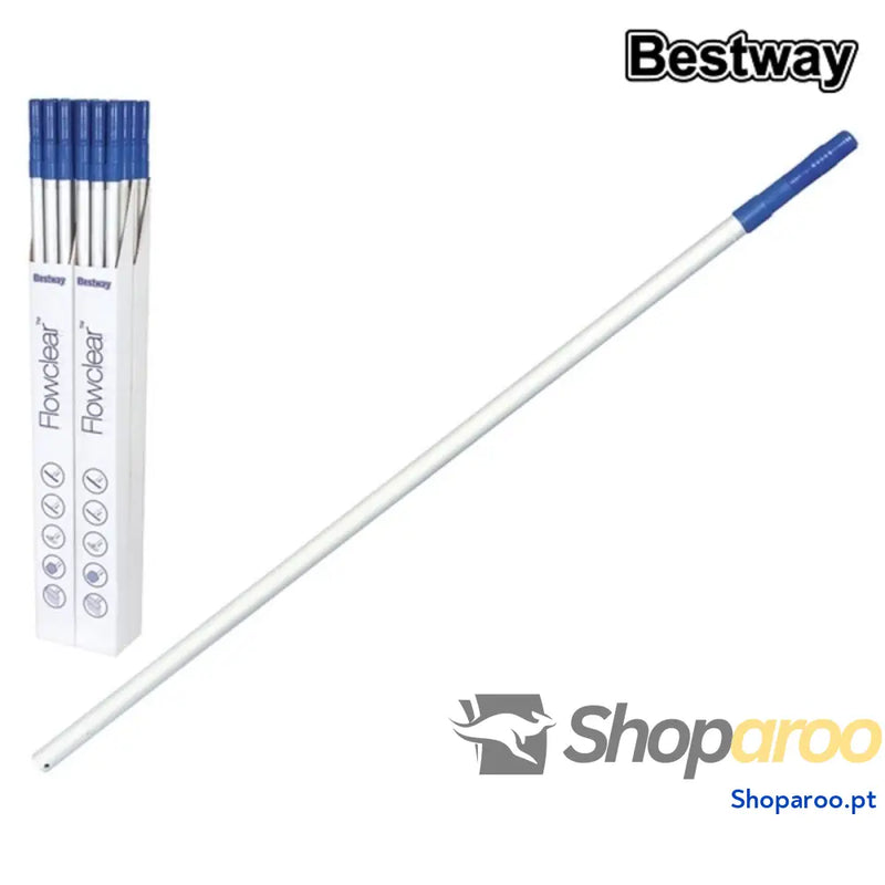Bestway Vara de Alumínio Telescópica para Piscina 360 cm Jardim 58279