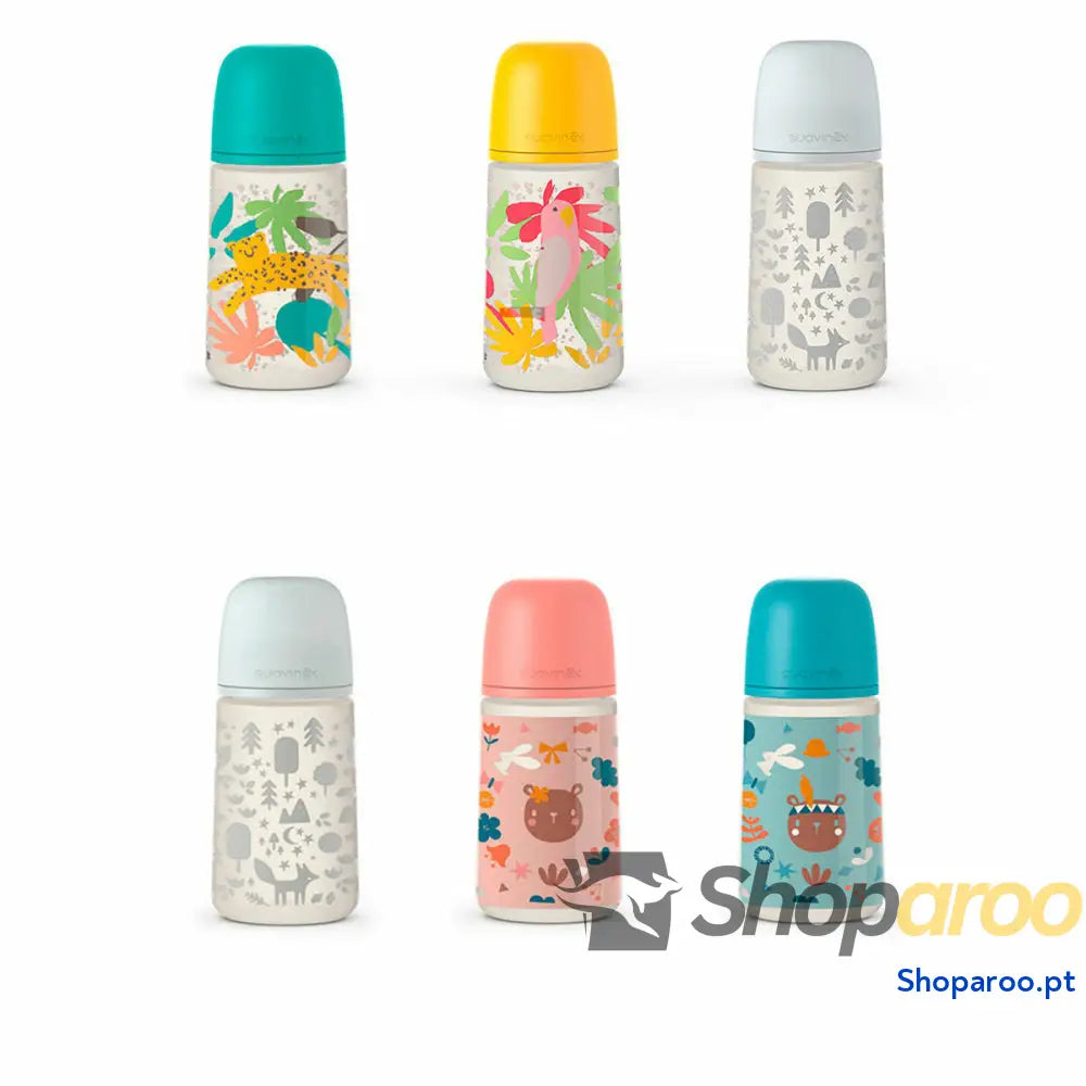 Biberão Suavinex Prints M 270 ml