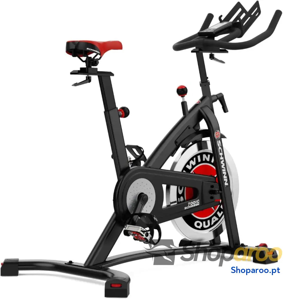 Bicicleta de ciclo interno | volante 18,1 kg resistência infinita assento e guiador ajustáveis pedais SPD silencioso