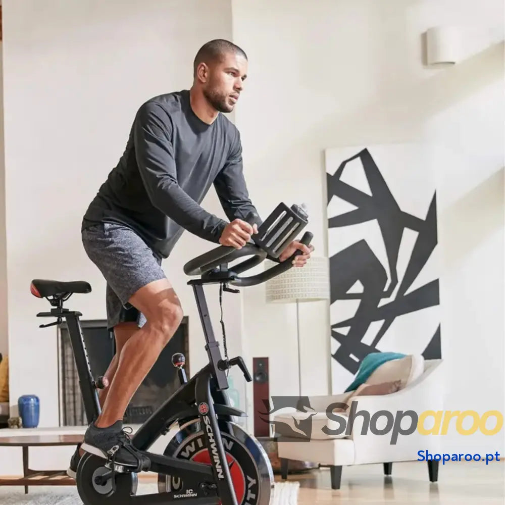 Bicicleta de ciclo interno | volante 18,1 kg resistência infinita assento e guiador ajustáveis pedais SPD silencioso