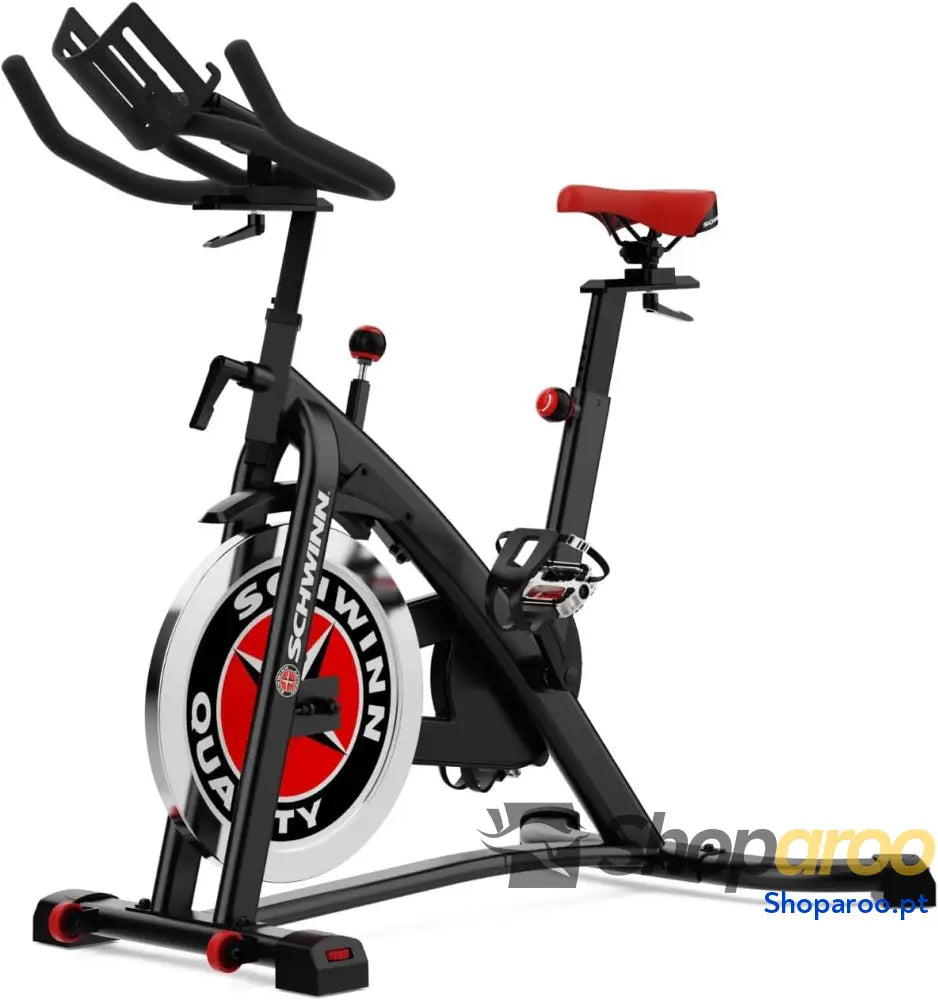 Bicicleta de ciclo interno | volante 18,1 kg resistência infinita assento e guiador ajustáveis pedais SPD silencioso