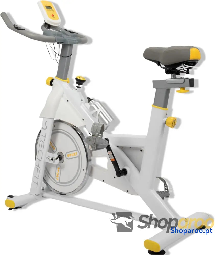 Bicicleta de exercício bicicleta spinning magnética estacionária para interiores transmissão por correia silenciosa