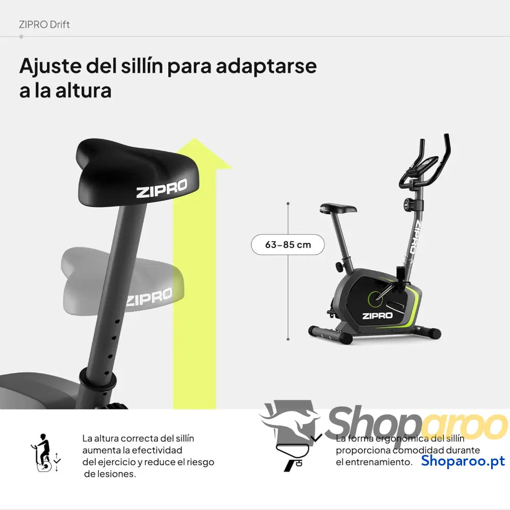 Bicicleta de treino em casa Drift bicicletas estáticas magnética bicicleta ergométrica 120 kg interior