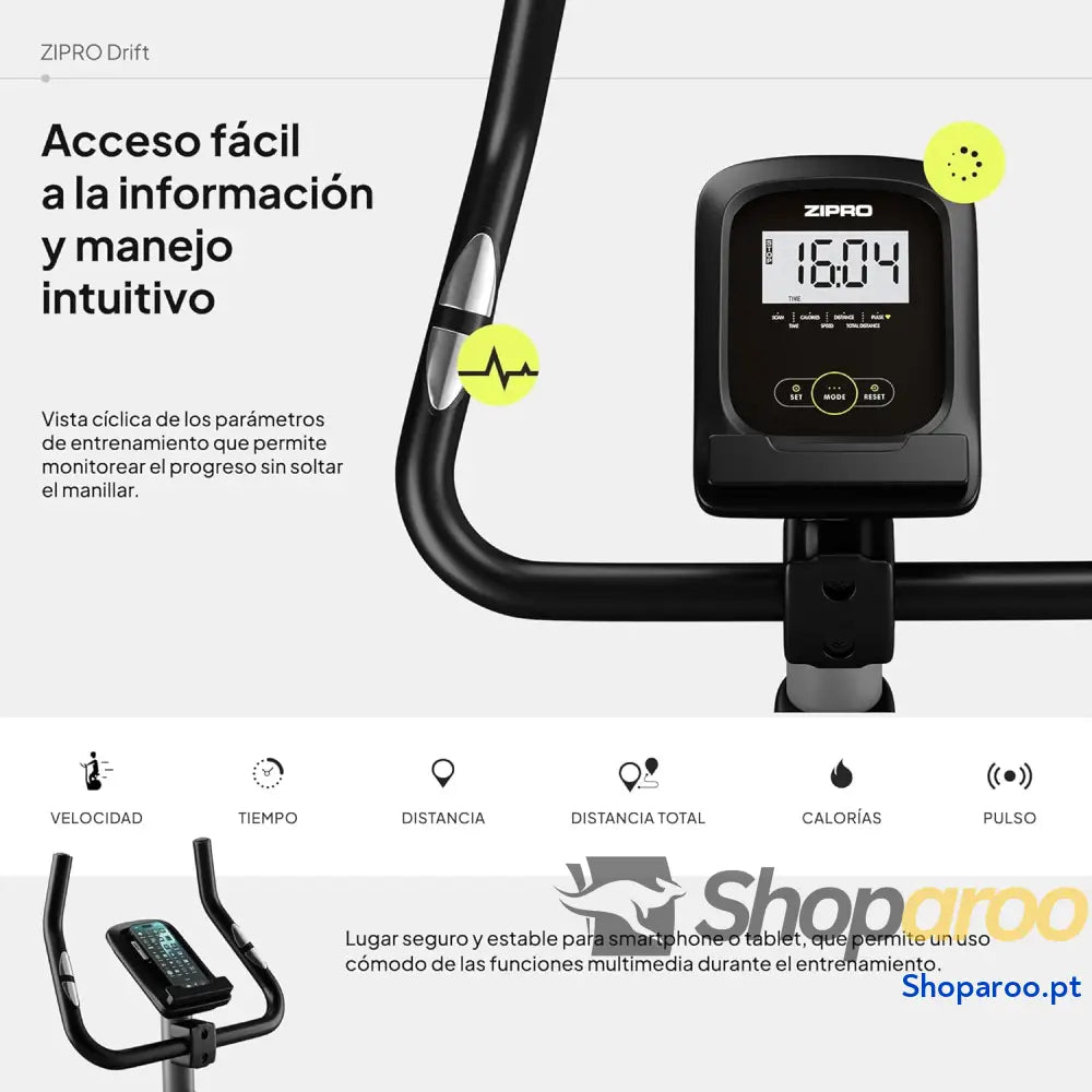 Bicicleta de treino em casa Drift bicicletas estáticas magnética bicicleta ergométrica 120 kg interior