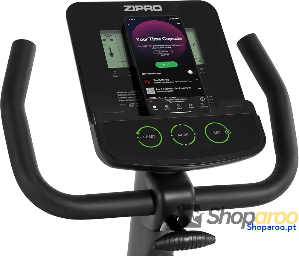 Bicicleta de treino fácil estática magnética ergonómica para interior capacidade 150 kg