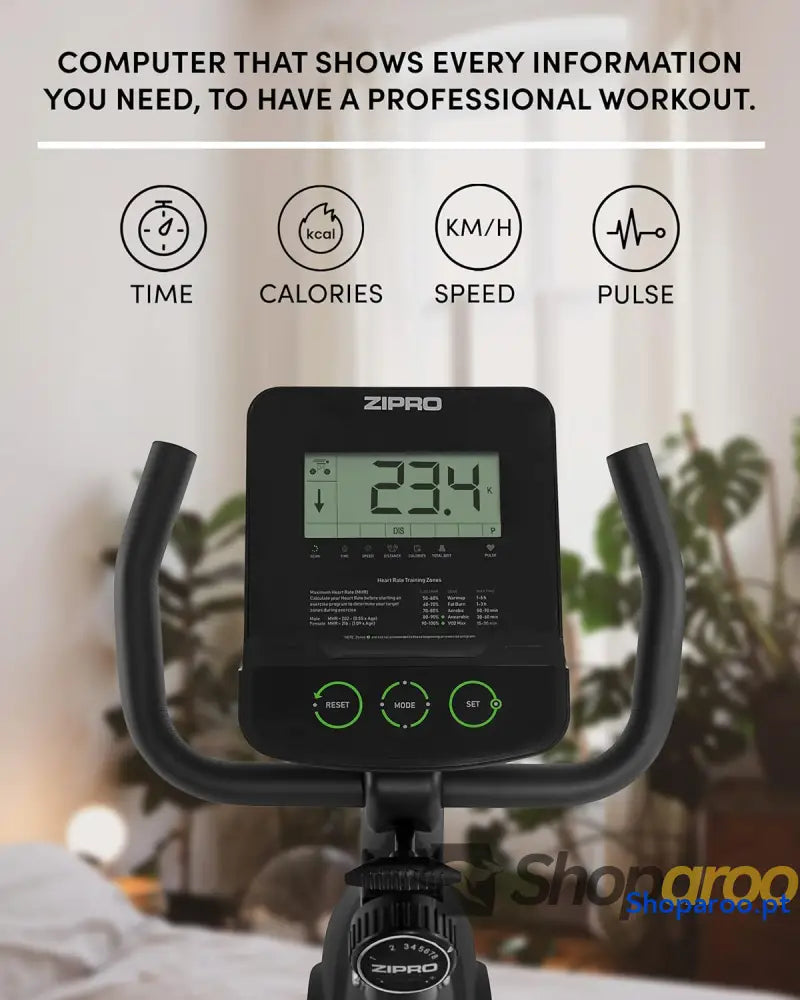 Bicicleta de treino fácil estática magnética ergonómica para interior capacidade 150 kg