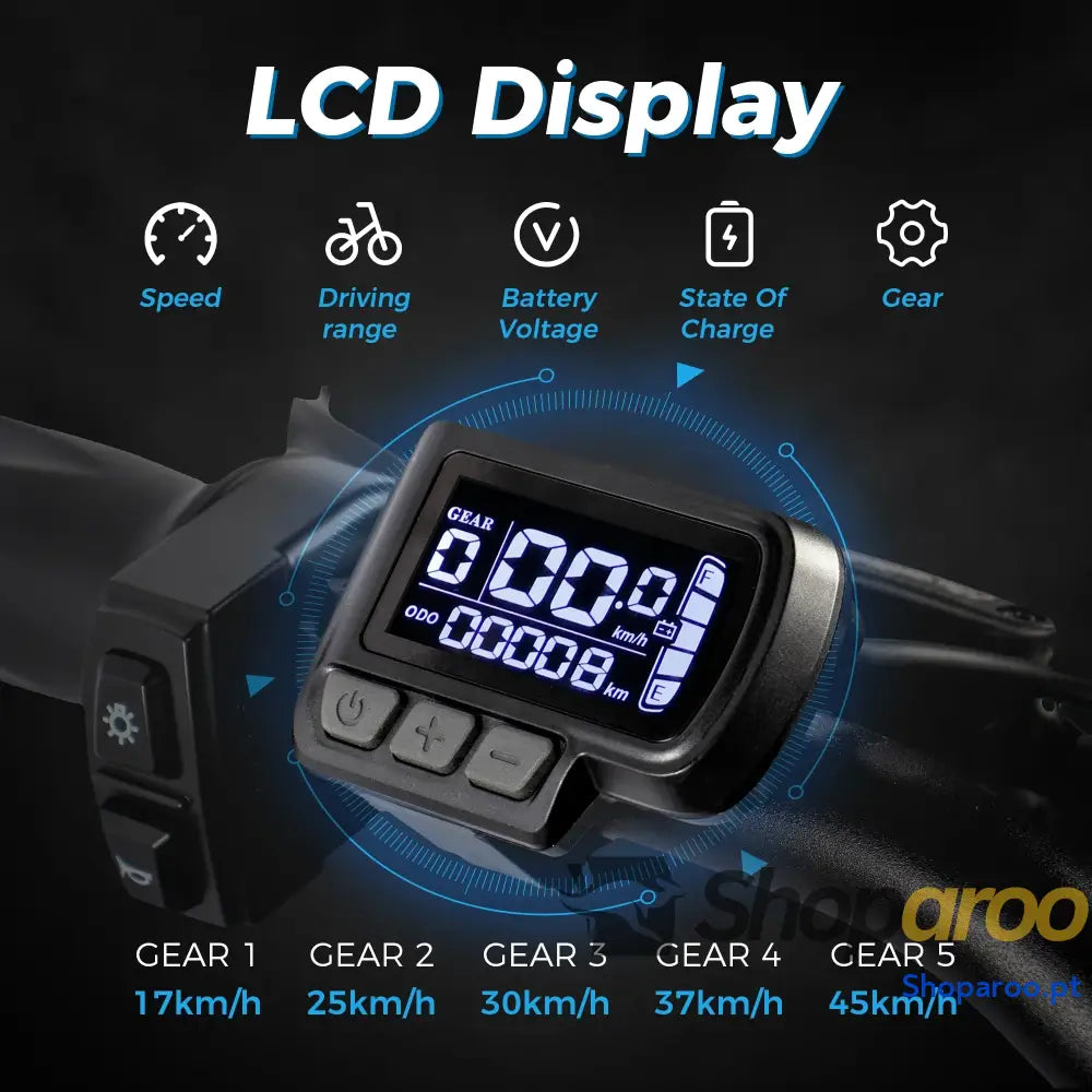 Bicicleta Elétrica ChamRider DTS425 Dobrável para Estafetas Europeus