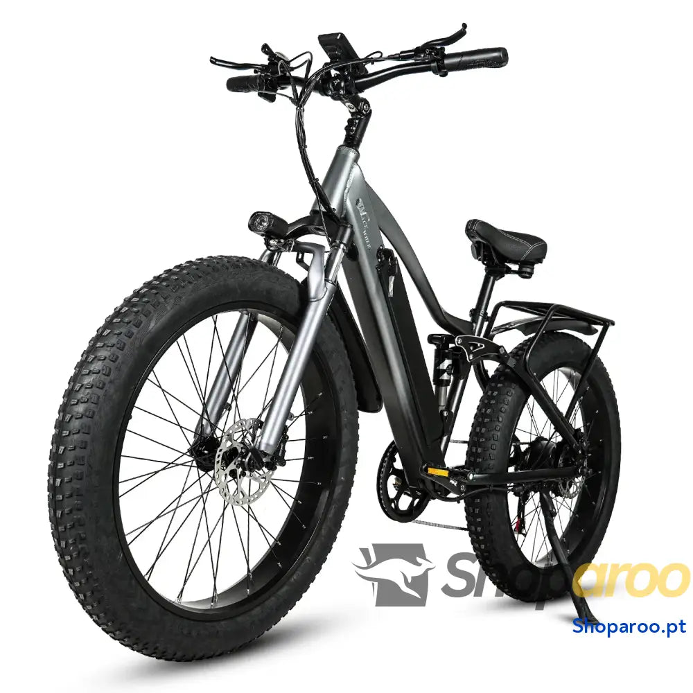 Bicicleta elétrica CMACEWHEEL TP26 com pneu largo para montanha e neve