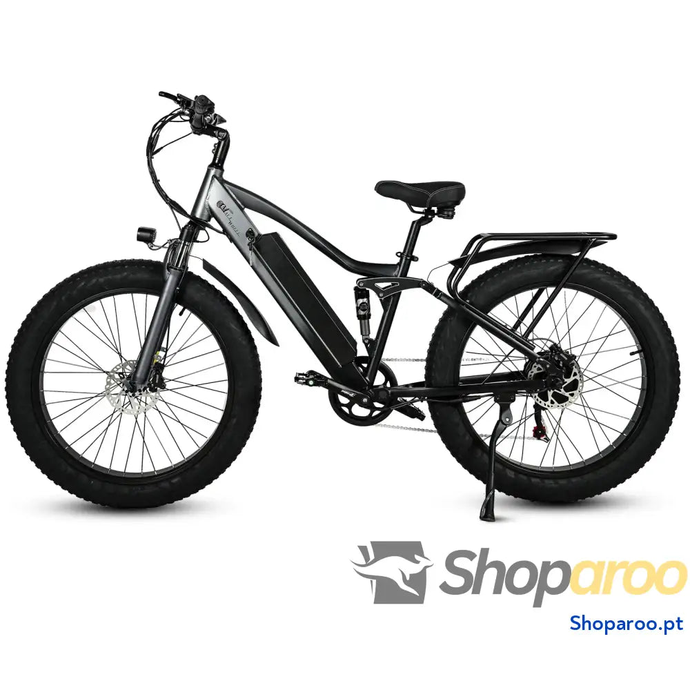 Bicicleta elétrica CMACEWHEEL TP26 com pneu largo para montanha e neve