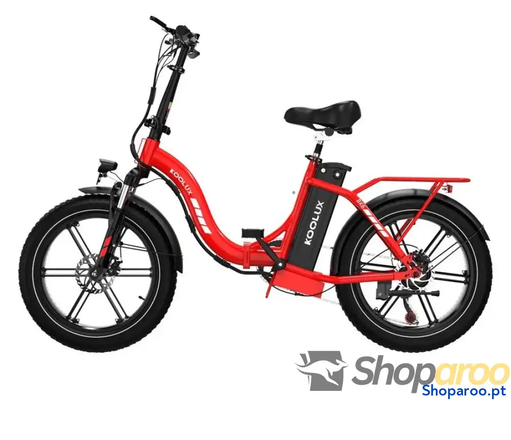 Bicicleta elétrica dobrável KOOLUX BK6S com pneus largos 750W 20x4.0