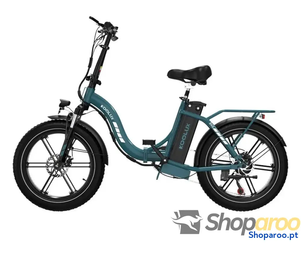 Bicicleta elétrica dobrável KOOLUX BK6S com pneus largos 750W 20x4.0
