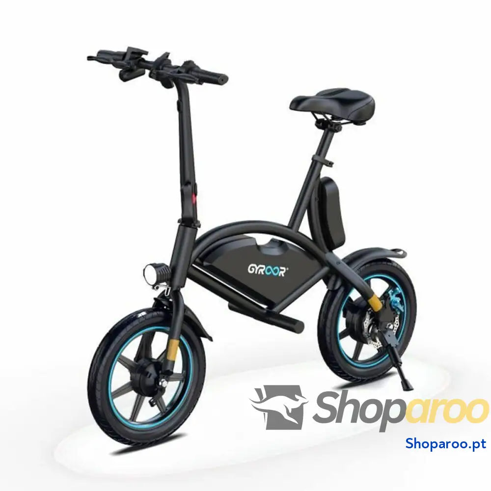 Bicicleta Elétrica Gyroor Preto 350 W 7,8 ah 14"