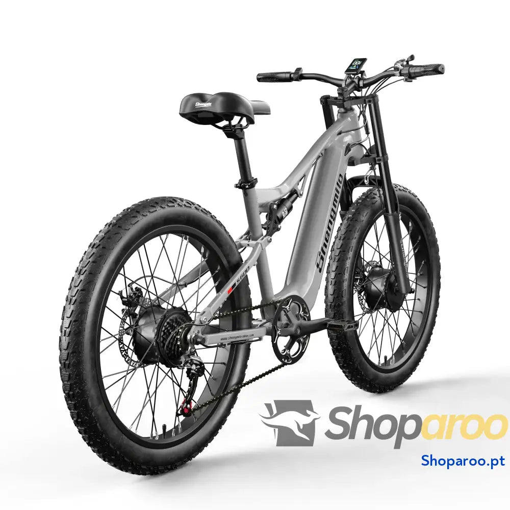 Bicicleta elétrica Shengmilo S600 2000W bateria 48V pneu largo