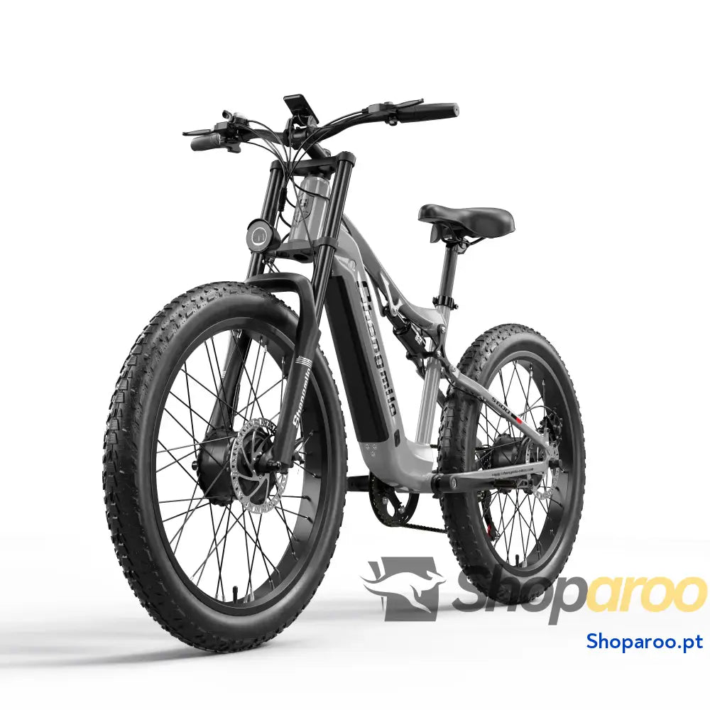 Bicicleta elétrica Shengmilo S600 2000W bateria 48V pneu largo