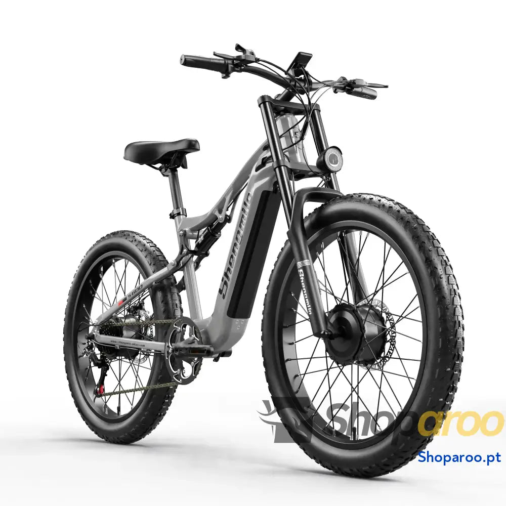 Bicicleta elétrica Shengmilo S600 2000W bateria 48V pneu largo