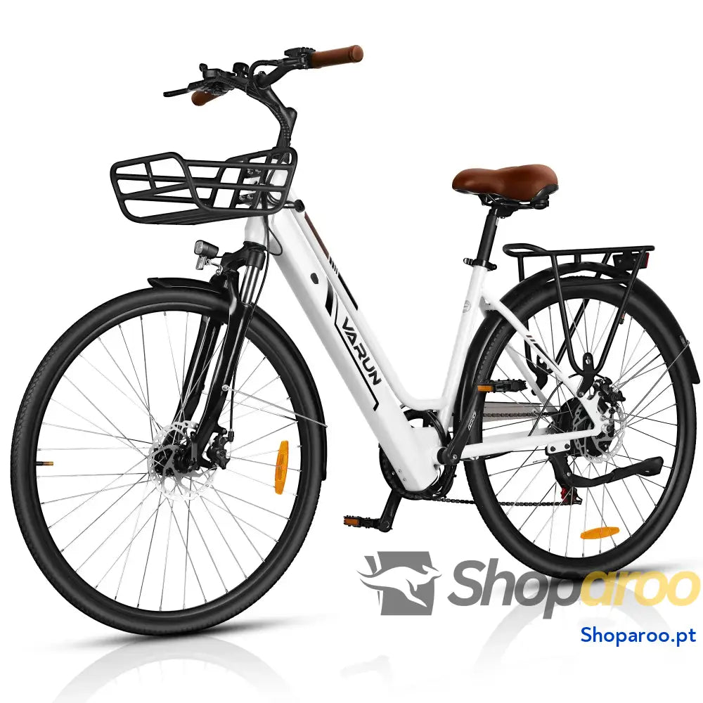 Bicicleta elétrica urbana Varun VARC7008 para mulheres adultas