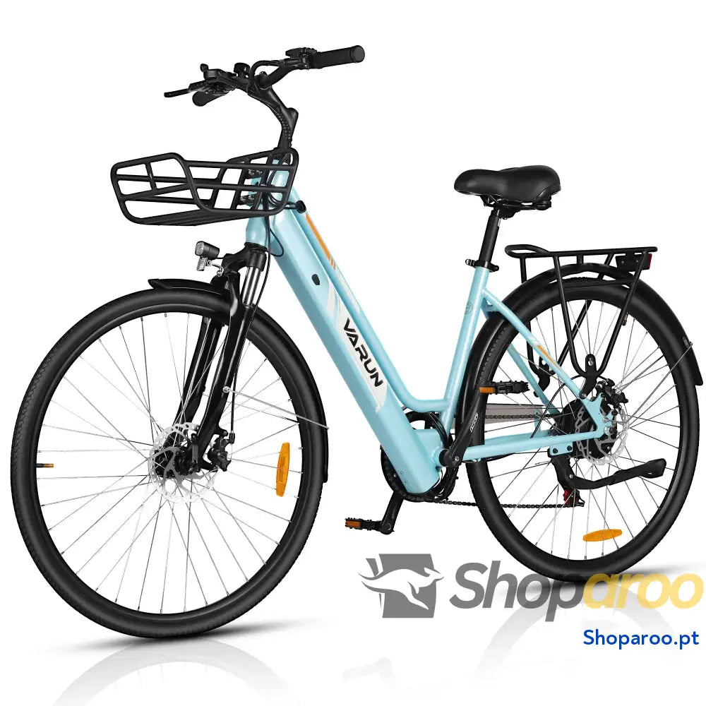 Bicicleta elétrica urbana Varun VARC7008 para mulheres adultas