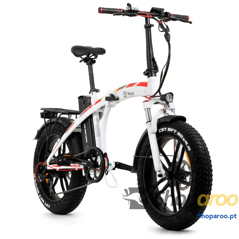 Bicicleta Elétrica Youin BK1600W DUBAI Branco 250 W 10000 mAh 20’’