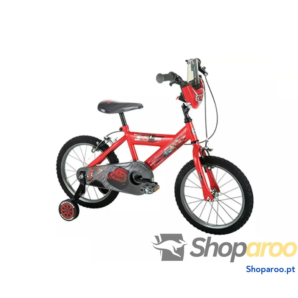 Bicicleta Infantil Huffy 21781W Disney Cars Preto Vermelho
