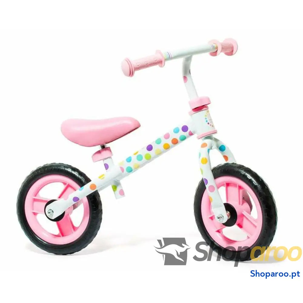 Bicicleta Infantil Moltó Cor de Rosa Sem Pedais