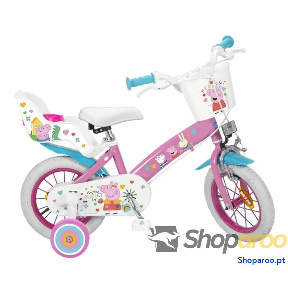 Bicicleta Infantil Peppa Pig   12" Cor de Rosa