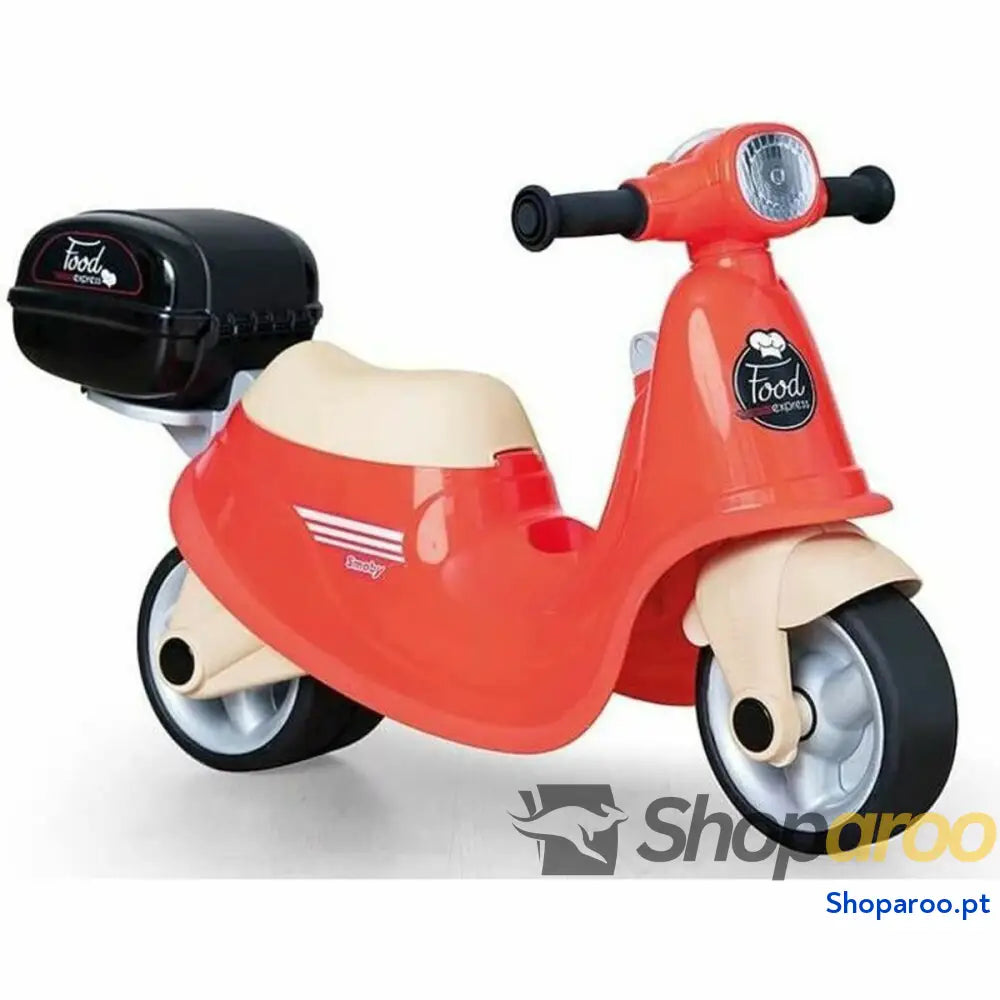 Bicicleta Infantil Smoby Food Express Scooter Carrier Sem Pedais Motocicleta