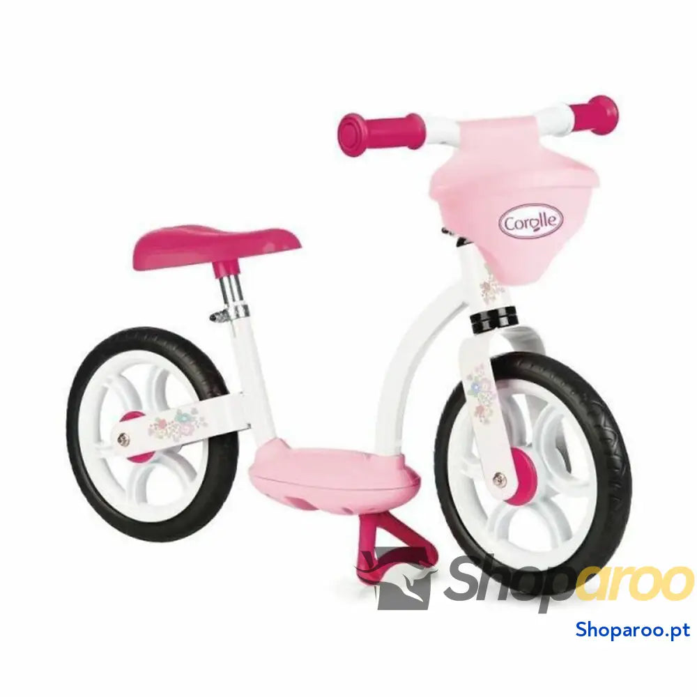 Bicicleta Infantil Smoby Scooter Carrier + Baby Sem Pedais