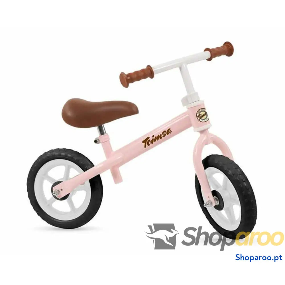 Bicicleta Infantil Toimsa   10" Sem Pedais Cor de Rosa + 2 Anos