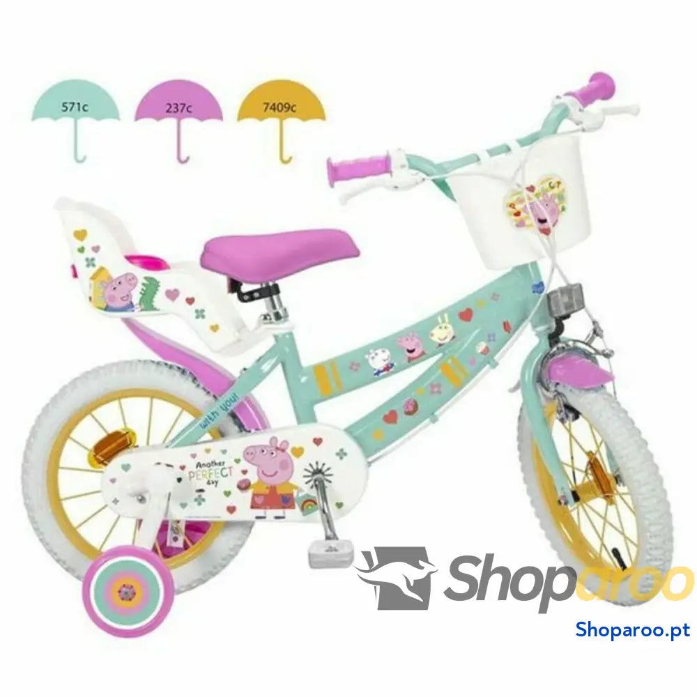 Bicicleta Infantil Toimsa TOI1698 Verde 5-8 Anos (16")