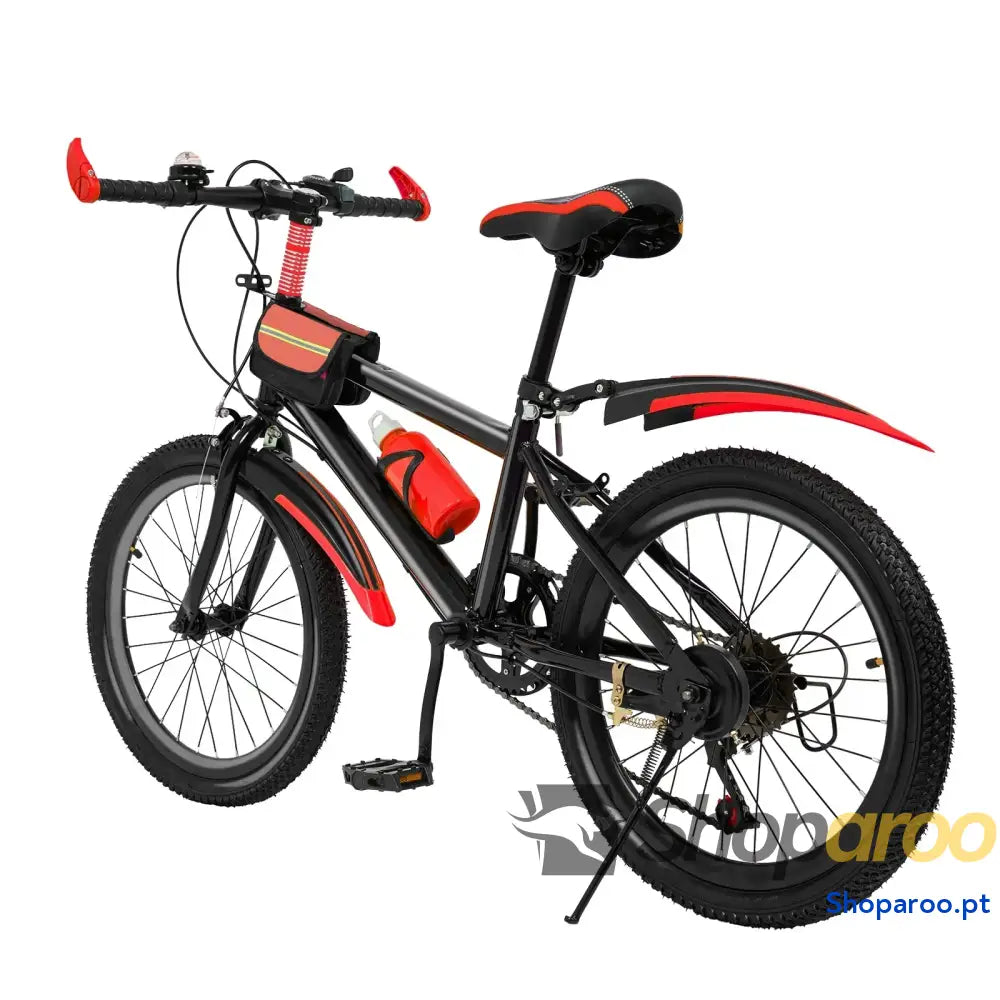 Bicicleta infantil unissexo 20 polegadas com 7 velocidades para crianças