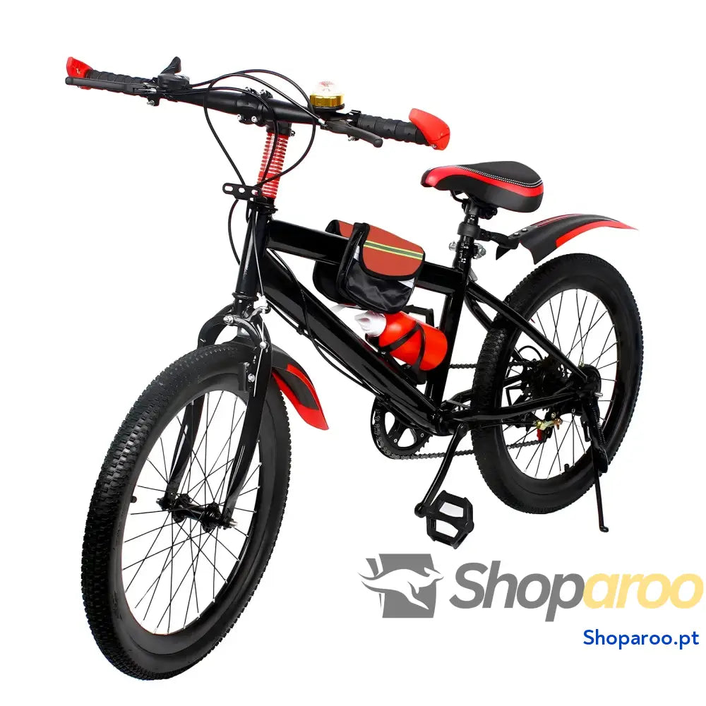 Bicicleta infantil unissexo 20 polegadas com 7 velocidades para crianças
