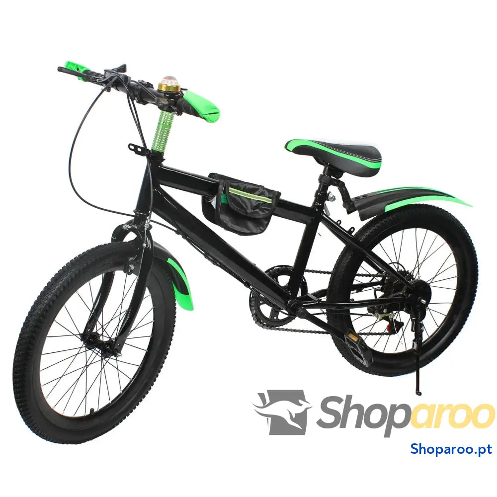 Bicicleta infantil unissexo 20 polegadas com 7 velocidades para crianças