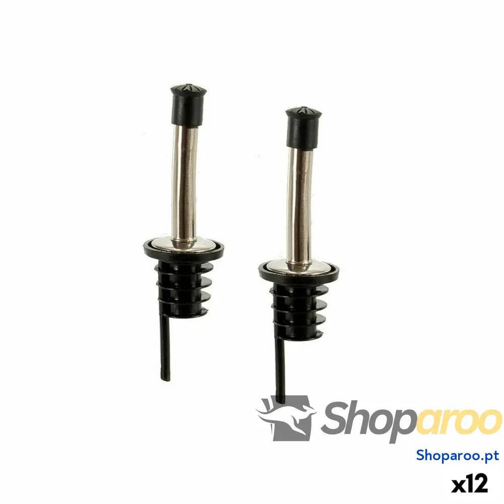 Bico para Vinho Kinvara CN14451 9 x 2,5 x 18,5 cm Conjunto (12 Unidades)