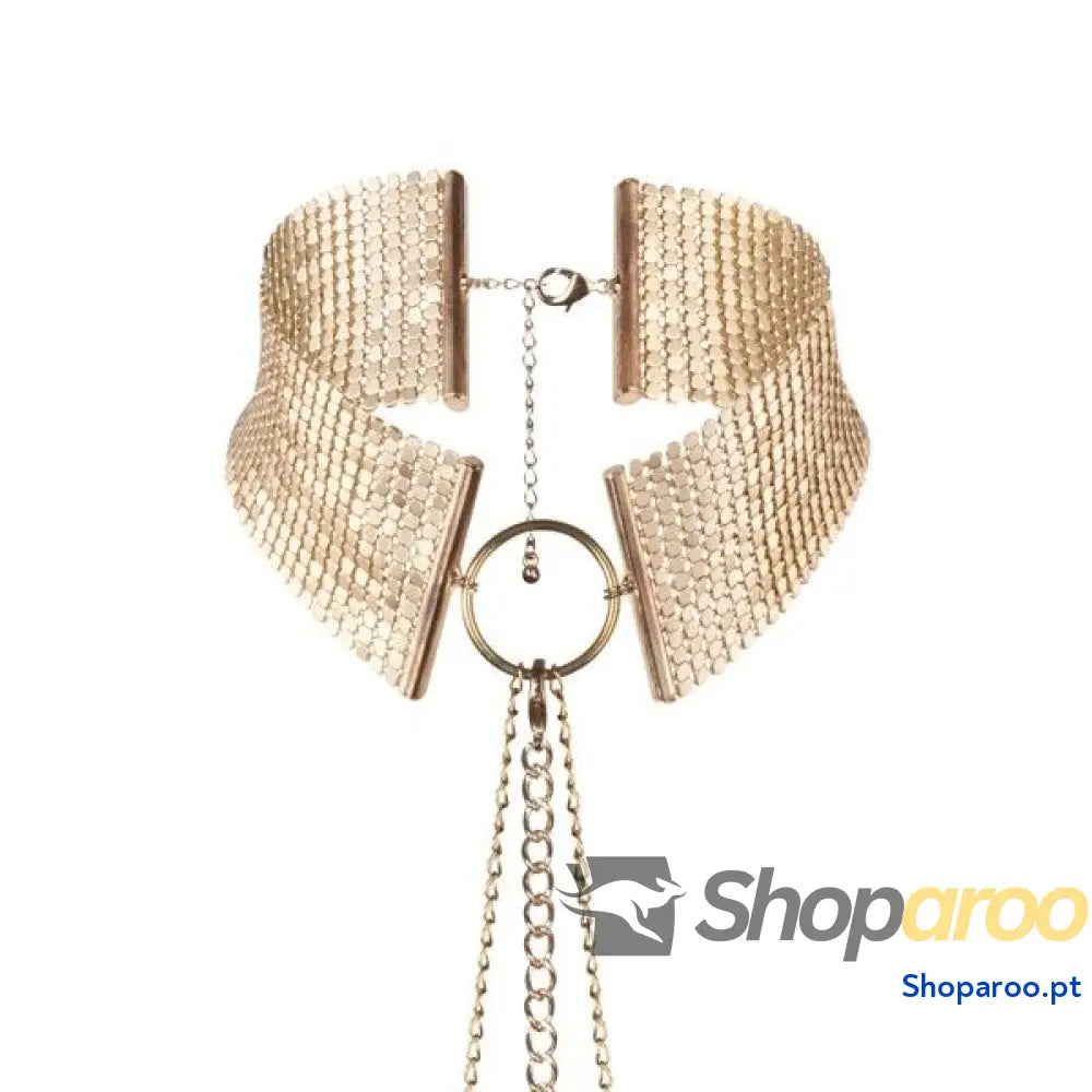BIJOUX - DÉSIR MÉTALLIQUE COLAR METLICO DOURADO