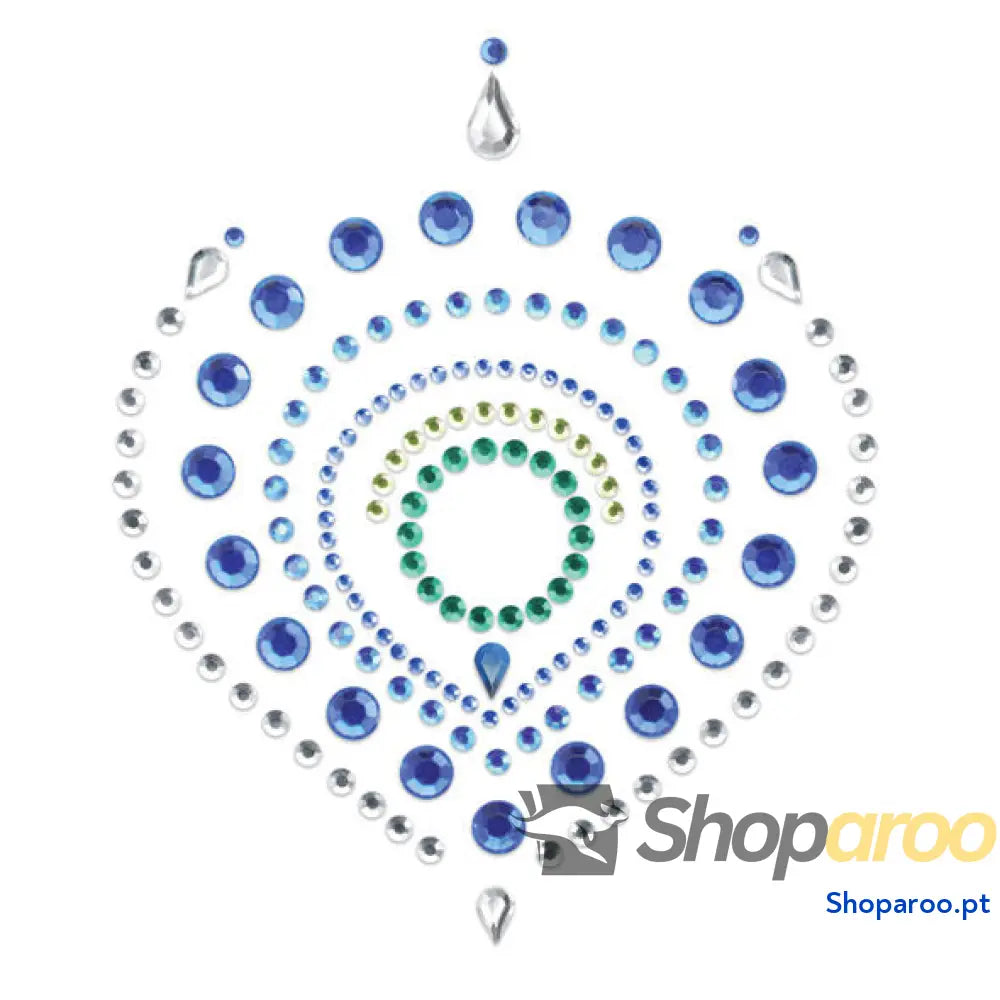 BIJOUX - INDISCRETS FLAMBOYANT AZUL E VERDE