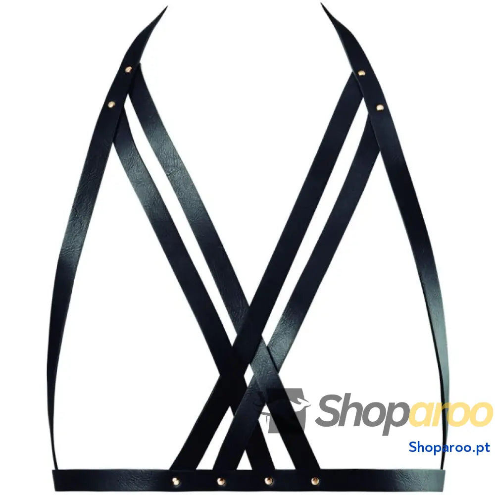 BIJOUX INDISCRETS MAZE - HALTER BRA HARNESS PRETO