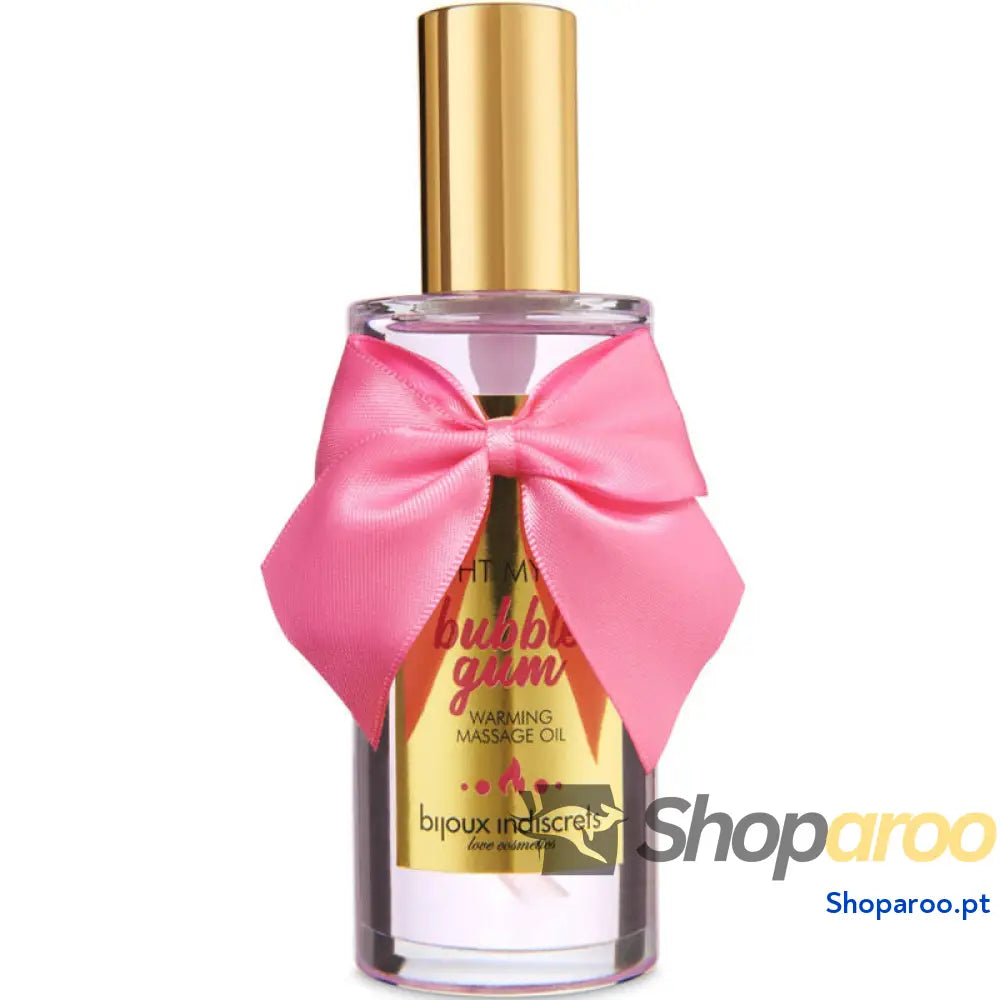 BIJOUX - INDISCRETS ÓLEO DE MASSAGEM LIGHT MY FIRE EFEITO DE CALOR SABOR GOMA