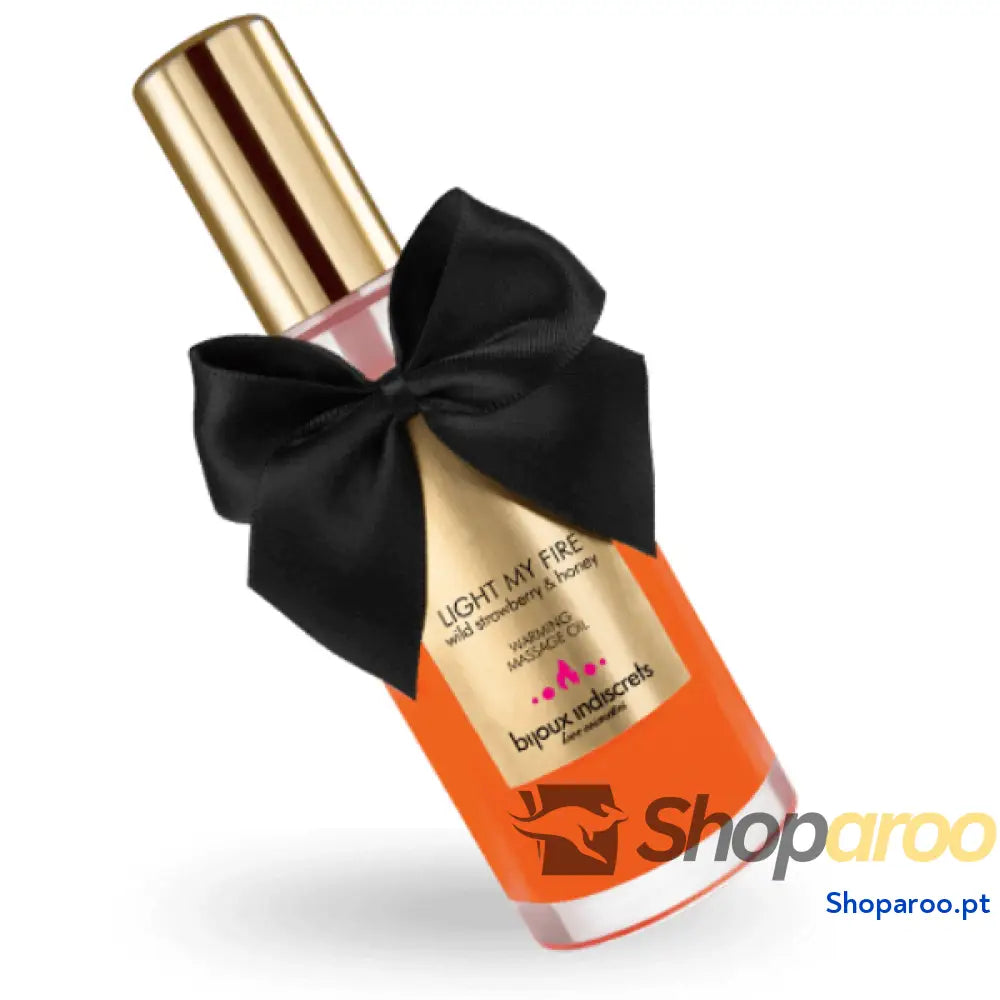 BIJOUX - ÓLEO DE MASSAGEM EFEITO CALOR AROMA MORANGO
