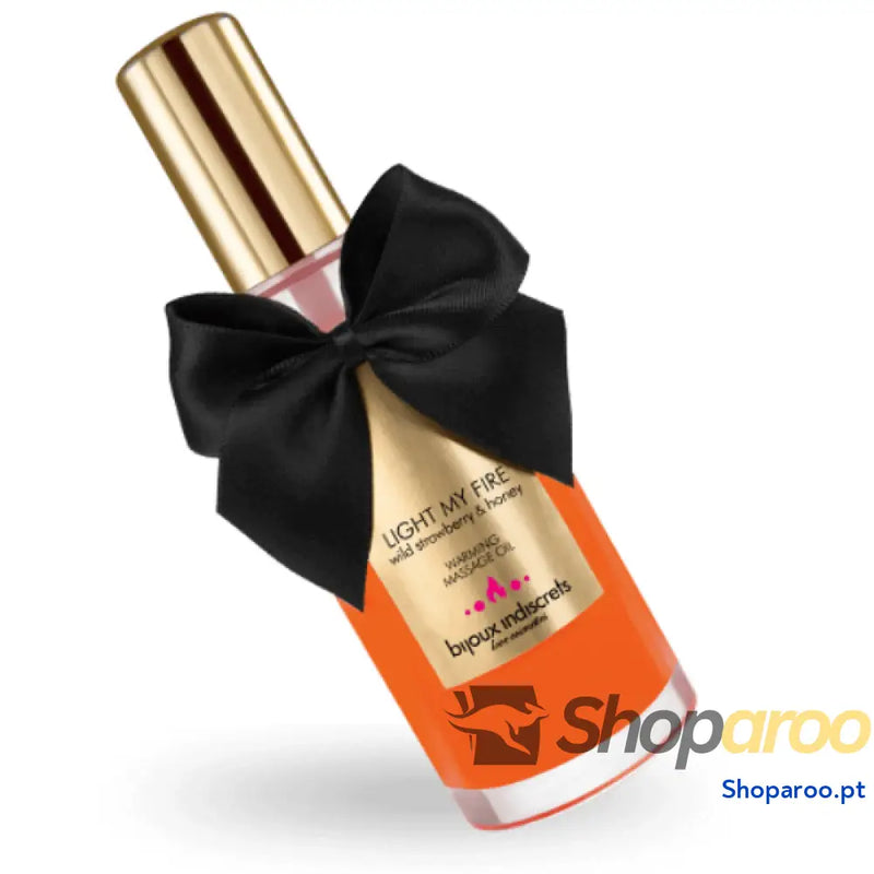 BIJOUX ÓLEO DE MASSAGEM EFEITO CALOR AROMA MORANGO