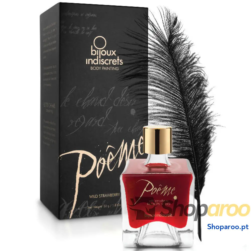 BIJOUX - POEME TINTA COMESTÍVEL MORANGO SELVAGEM 50 GR