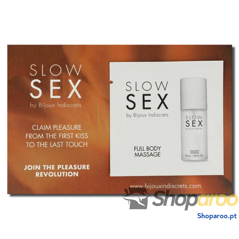BIJOUX - SLOW SEX GEL DE MASSAGEM DE CORPO INTEIRO 2 ML